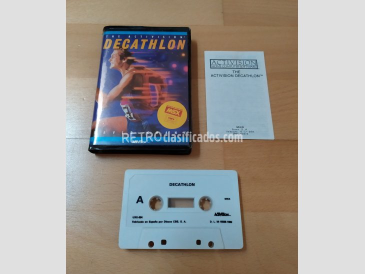 Juego MSX Decathlon Activision 1984 Funcionando 3