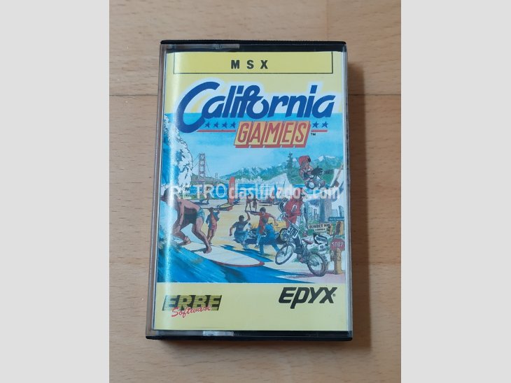 Juego MSX California Games Epyx 1987 Funcionando 1