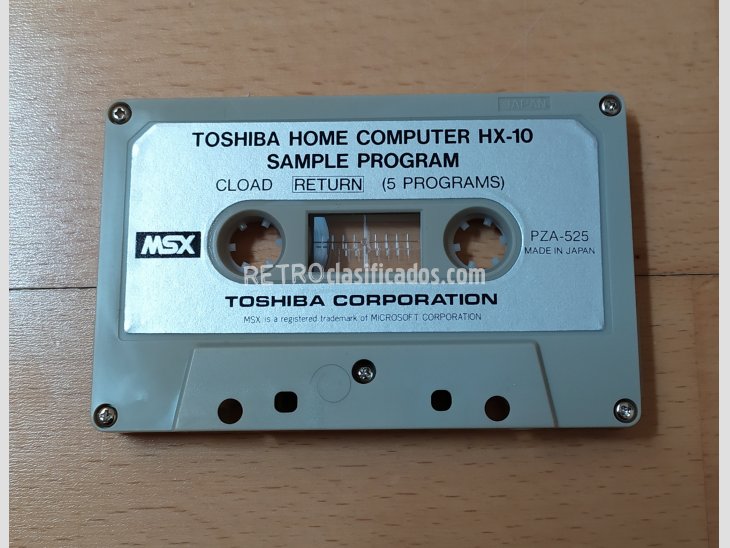 Demo Cassette MSX Toshiba HX-10 - PZA-525  2