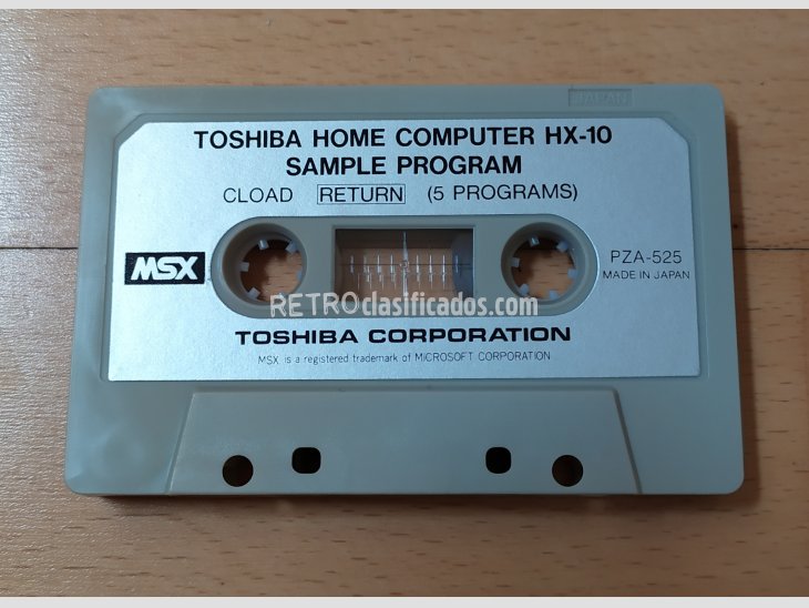 Demo Cassette MSX Toshiba HX-10 - PZA-525  3