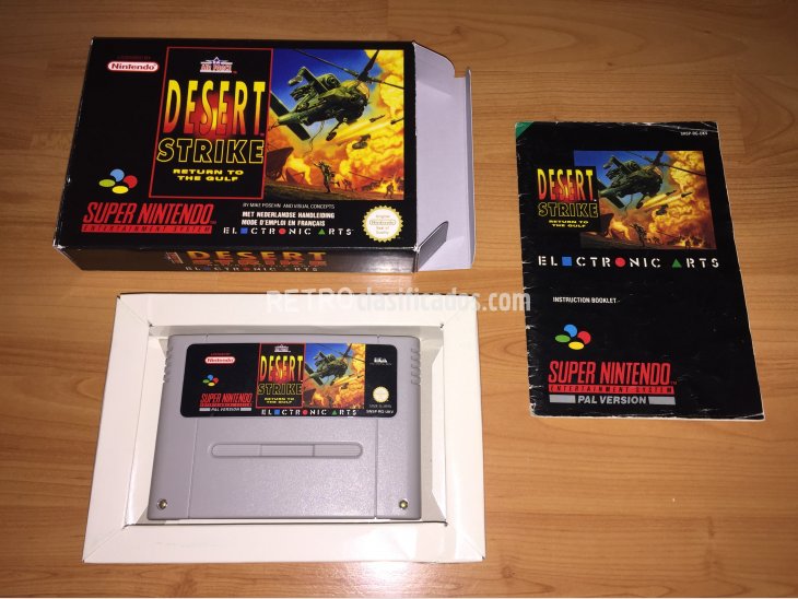 Desert Strike Juego Original Super Nintendo 1