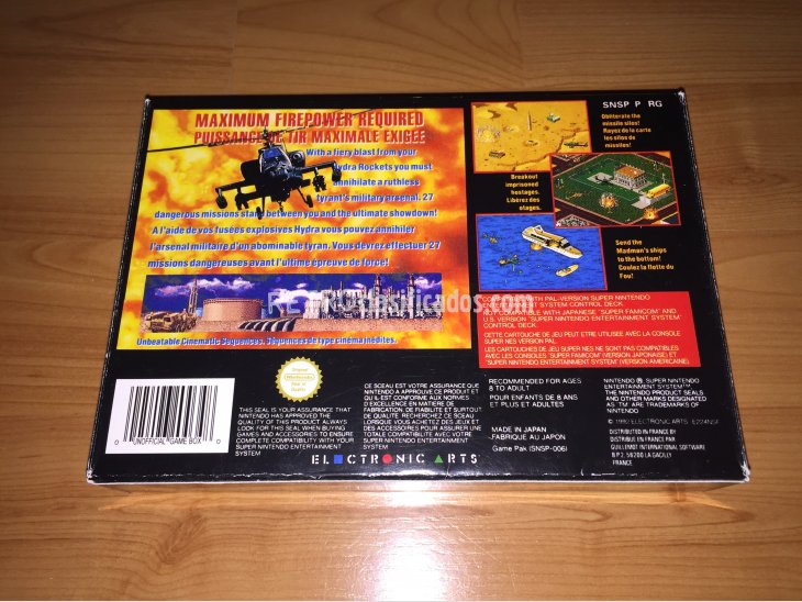 Desert Strike Juego Original Super Nintendo 5