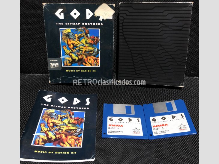 Juego Commodore Amiga GODS 1