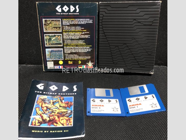 Juego Commodore Amiga GODS 2