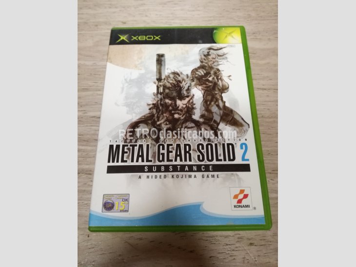 Metal Gear Solid 2 Substance xbox - Como Nuevo - sin uso 1