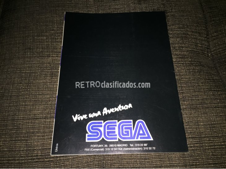 Revista Sega catalogo de juegos 5