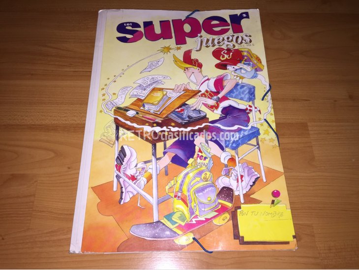 Carpeta original revista Super Juegos 1