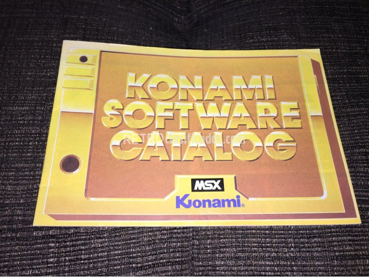 MSX Konami Software Catalog 1