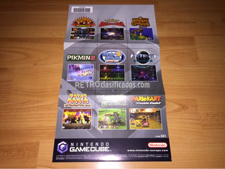 Poster tipo catalogo Game Boy, GBA y Game Cube 2