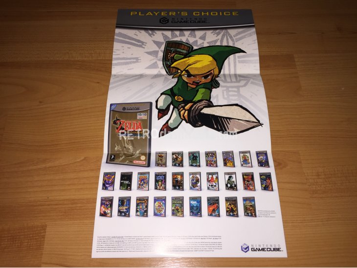 Poster tipo catalogo Game Boy, GBA y Game Cube 3