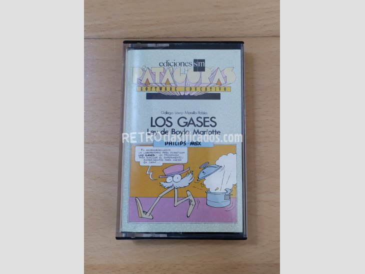 Juego MSX Los Gases Ley Boyle-Mariotte Educativo 1