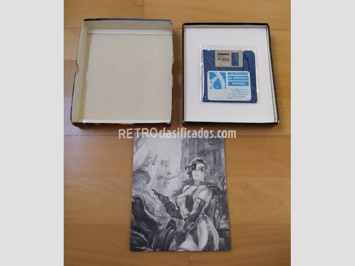 Juego MSX Disco La Aventura Espacial AD Dinamic 3