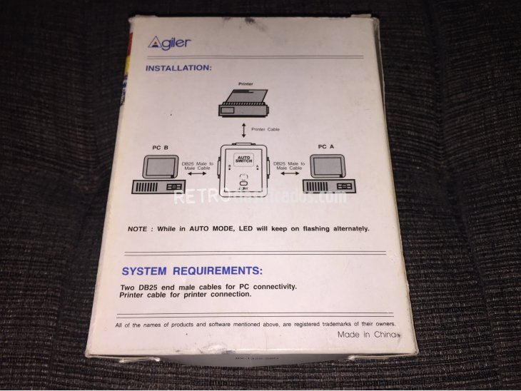 Auto Switch AGX-211P 2 ordenadores 1 impresora 2
