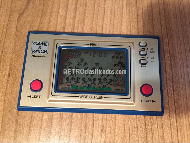 Game & Watch original Nintendo FIRE 2