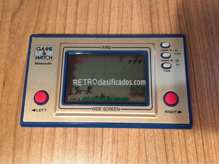 Game & Watch original Nintendo FIRE 3