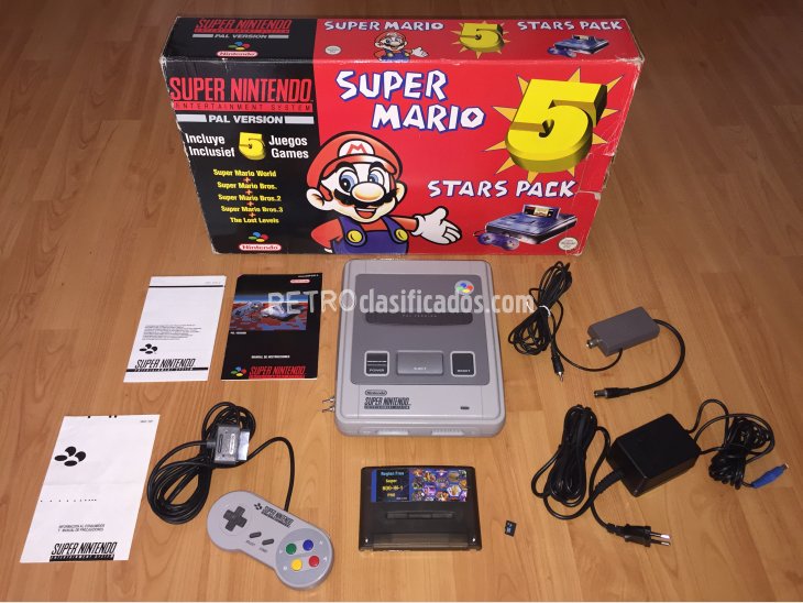 Super Nintendo consola original completa 1