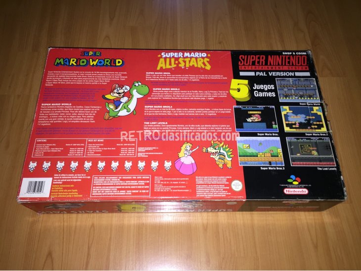 Super Nintendo consola original completa 5