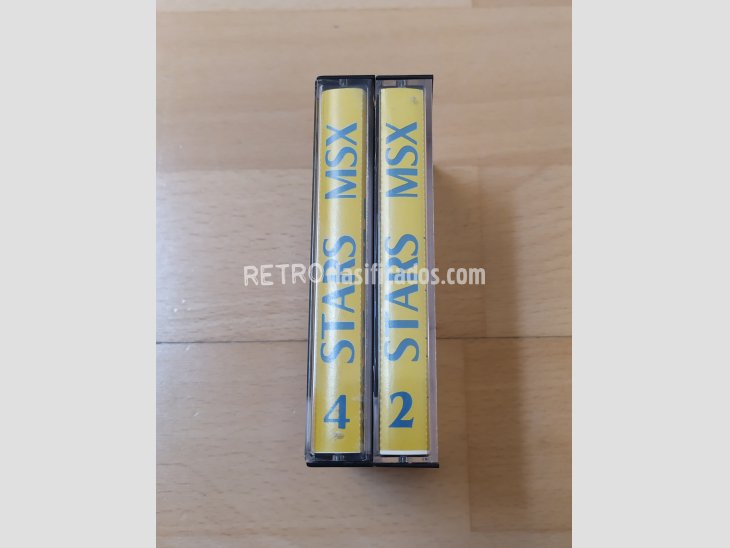 Lote cassettes STARS MSX juegos programas 2
