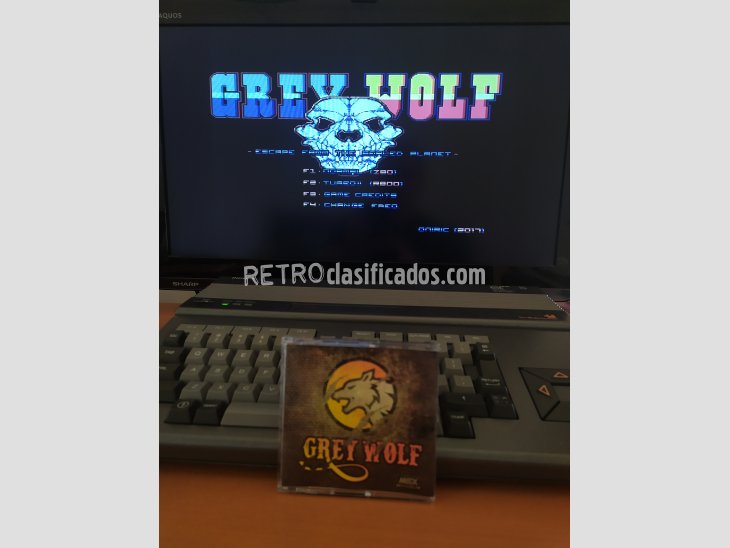 Juego MSX Disco Grey Wolf Homebrew 4