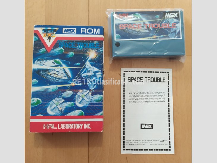 Juego MSX Space Trouble Hal Laboratory 1984 EUR 1