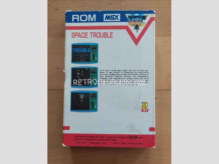 Juego MSX Space Trouble Hal Laboratory 1984 EUR 2