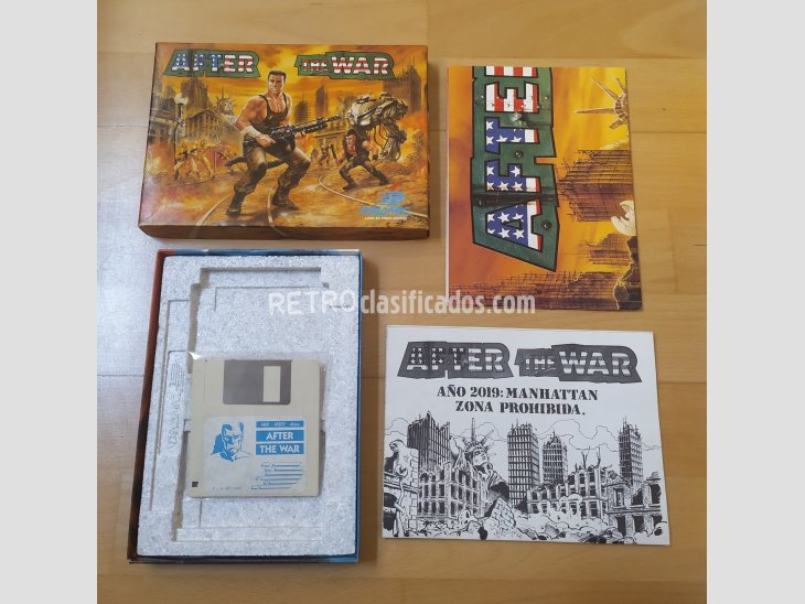 Juego Disco MSX After The War Dinamic 1989 1