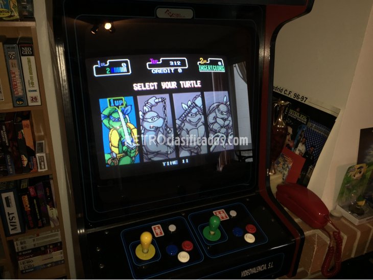 Tortugas Ninja placa jamma original Konami 3