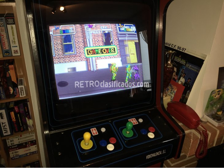 Tortugas Ninja placa jamma original Konami 4