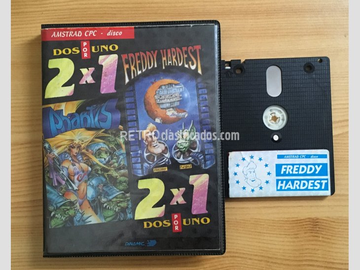 2x1: Phantis + Freddy Hardest - Amstrad CPC Disco 1