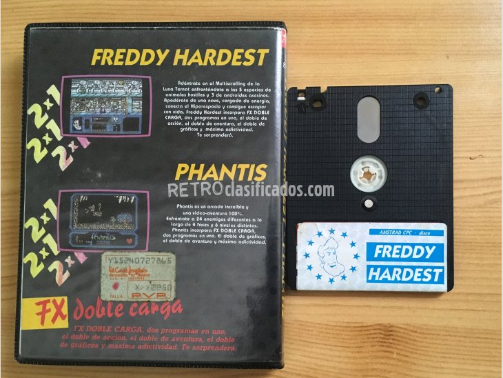 2x1: Phantis + Freddy Hardest - Amstrad CPC Disco 2