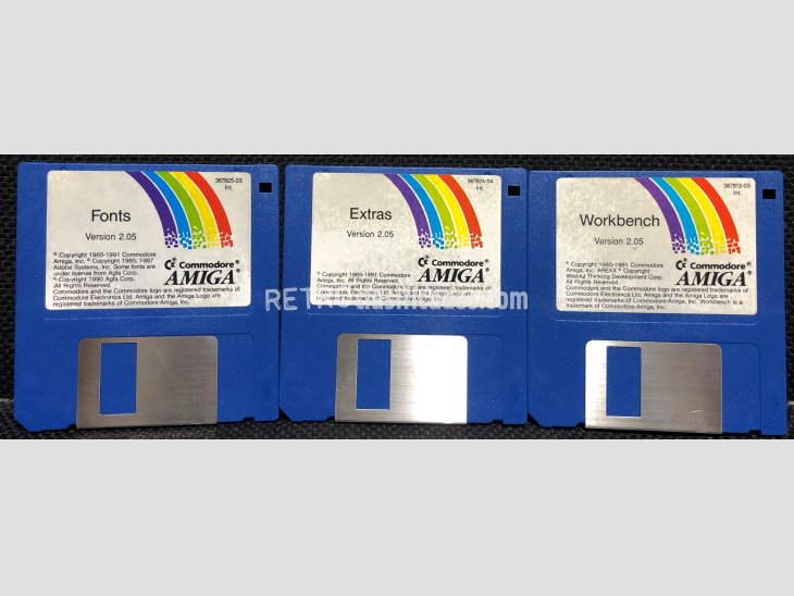 Set Disquetes Workbench Commodore Amiga OS 2.05