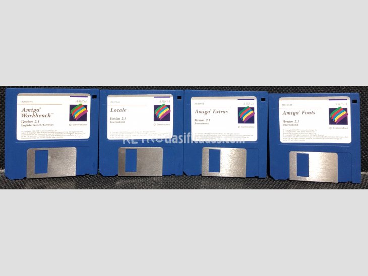 Se vende Set Disquetes Workbench Commodore Amiga OS 2.1
