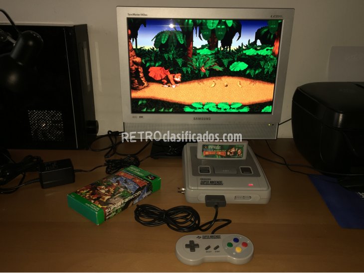 Donkey Kong Country juego original Super Nintendo 4