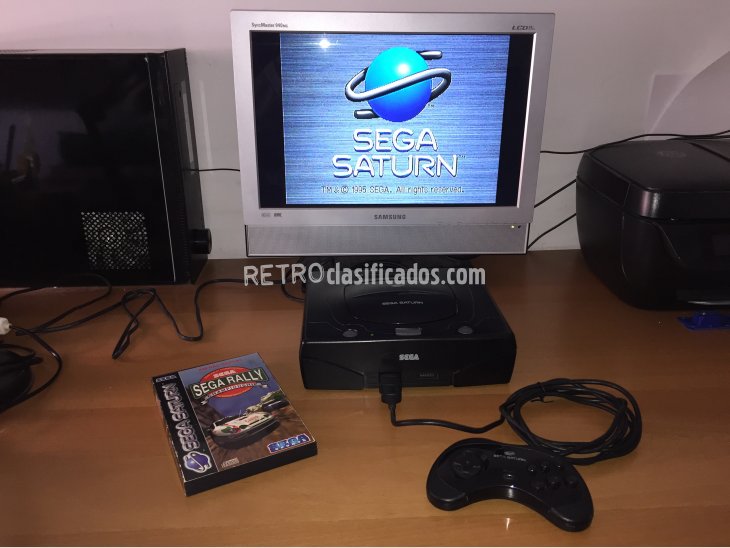 Sega Saturn consola original completa 2
