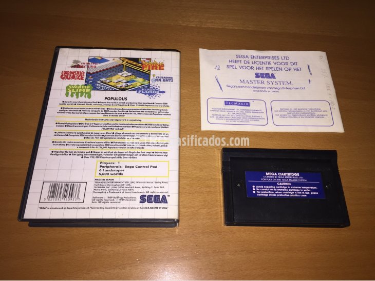 Populous original Sega Master System 4