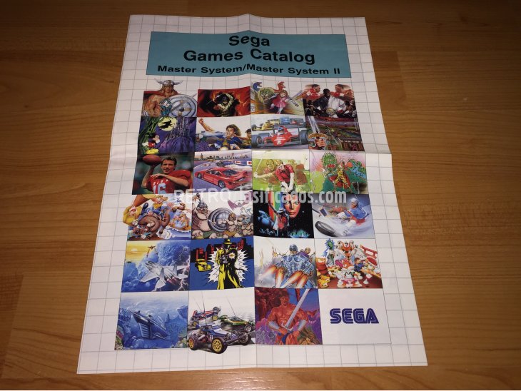 Catalogo original Sega Master System 1