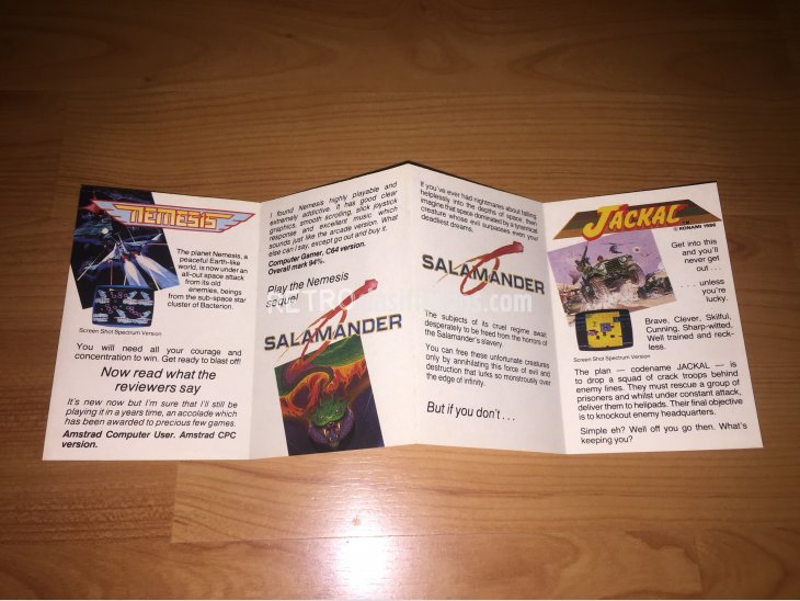 Manual original Konami conversiones juegos arcade 1987-88 1