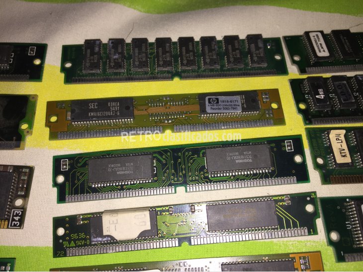 Modulos de memoria EDO RAM 4
