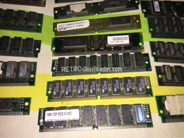 Modulos de memoria EDO RAM 5