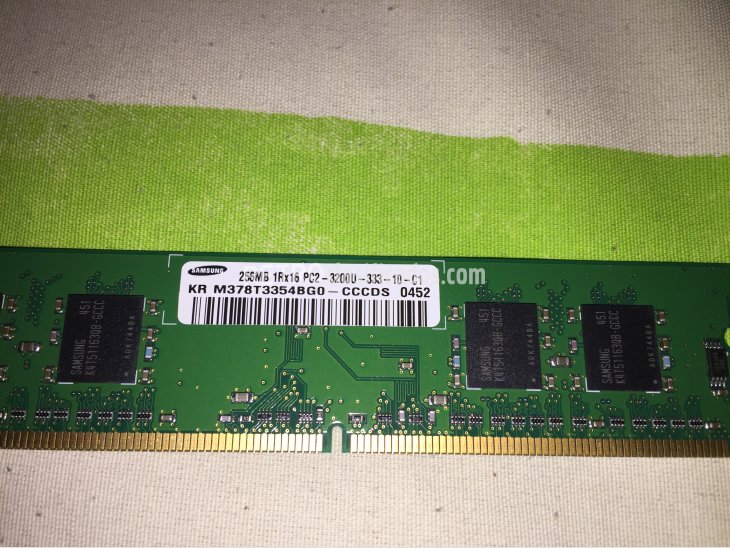 Memoria DDR 256MB 3