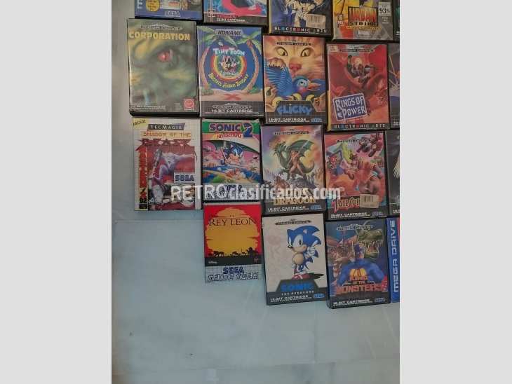 Se venden 58 juegos de Sega Mega Drive 3