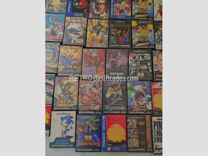 Se venden 58 juegos de Sega Mega Drive 4
