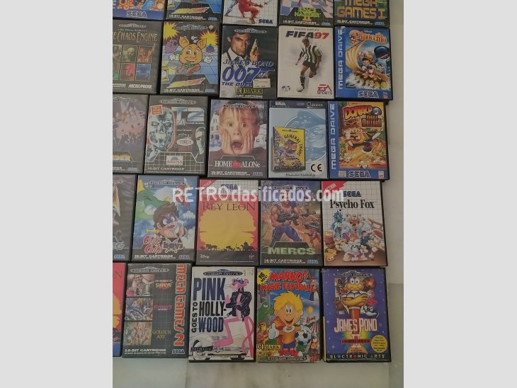 Se venden 58 juegos de Sega Mega Drive 5