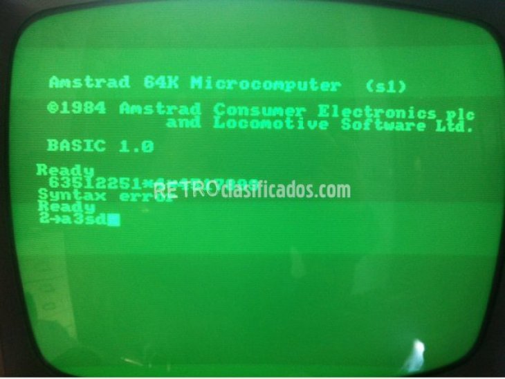 Vendo dos Amstrad CPC 464 2