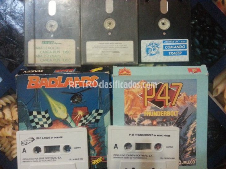 juegos amstrad disco y casete 2