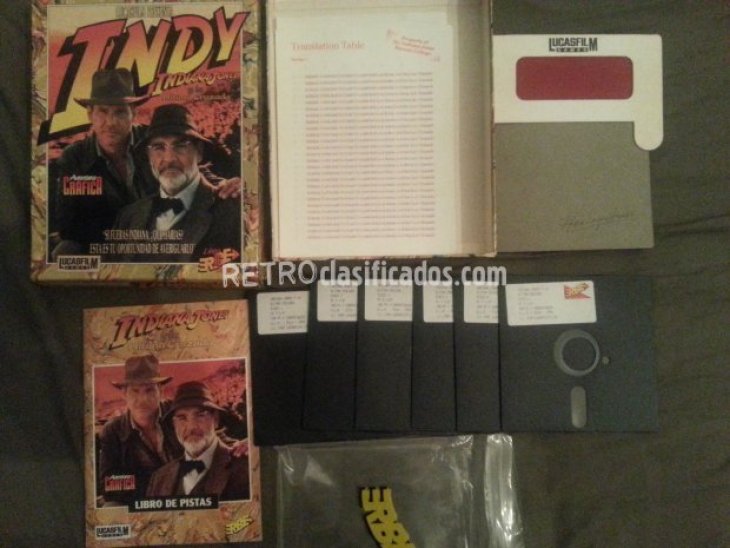 indiana jones la ultima cruzada pc 5 1/4 4