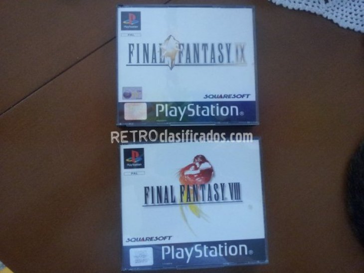Final Fantasy VIII y IX -primera edicion 1