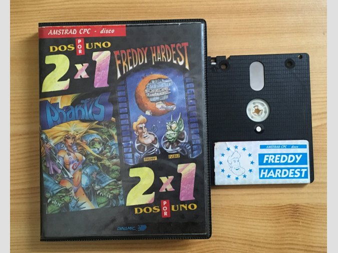 2x1: Phantis + Freddy Hardest - Amstrad CPC Disco