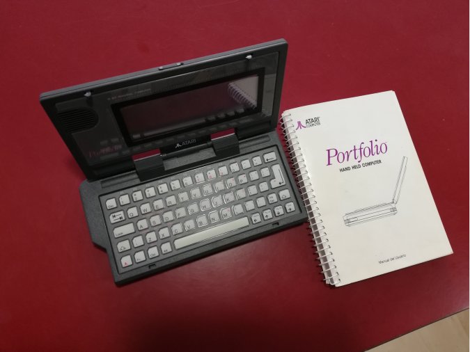 ATARI PORTFOLIO SIN USO+MEMORIA 64 KILOBYTES