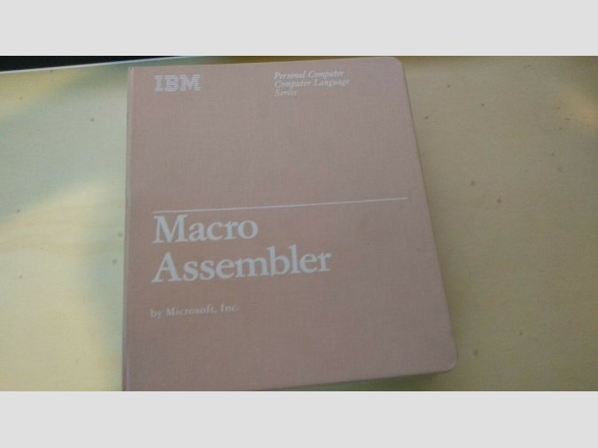 IBM Macro Assembler by Microsoft v1.0 5.25